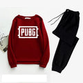 Men Maroon PUBG Printed Track Suit 2Pcs Polyester