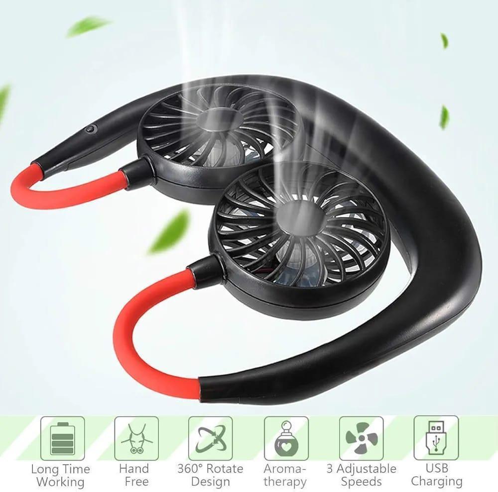 Neck Fan with 2 Fan's