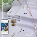 White Cotton Unstitched Suit for Men Summer Wear